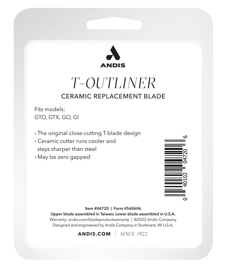 Andis T-Outliner Ceramic Replacement Blade #04720