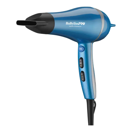 Babyliss PRO Nano Titanium Hair Dryer - Blue