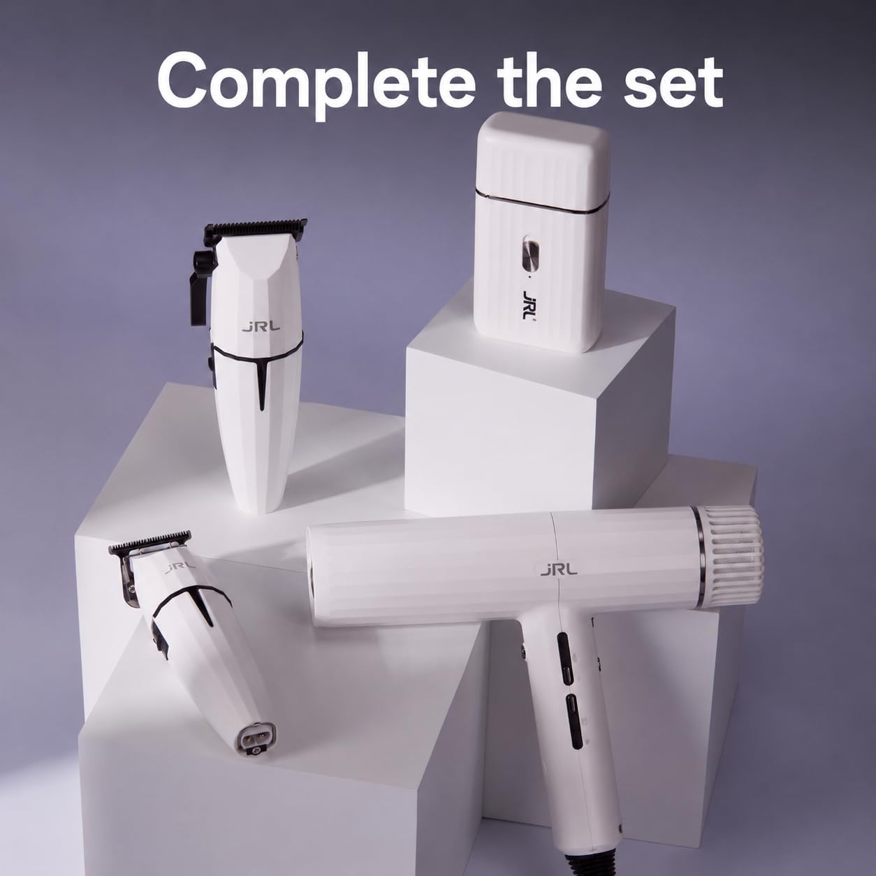JRL GHOST Professional Cordless Hair Clipper complete the set