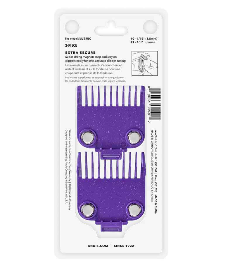 Andis Master Magnetic OG Comb Set Dual Pack (2pcs) #561002