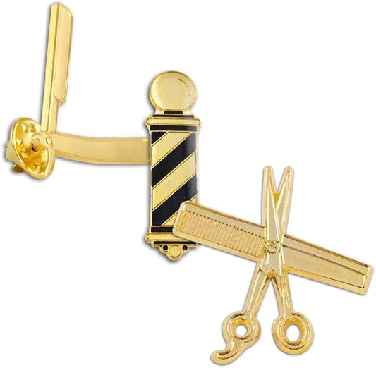 MD Barber Lapel Pin Gift Set Bundle