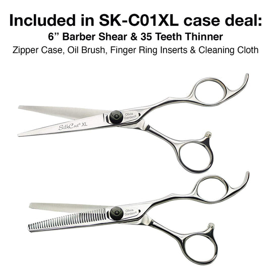 Olivia Garden SilkCut XL Shear and Thinner Case Kit