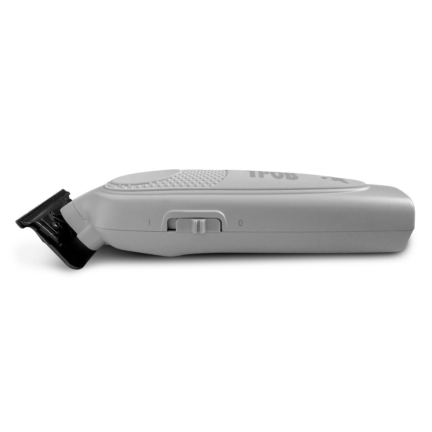 Gray trimmer side view on a white background