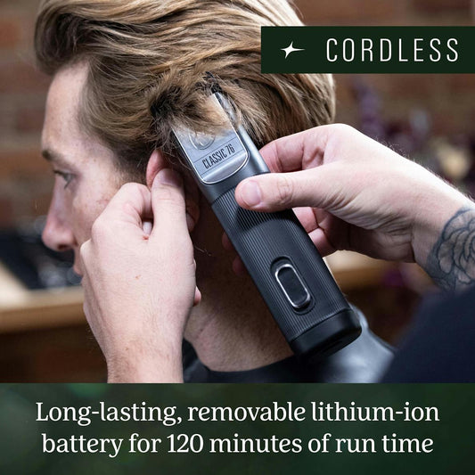 Oster Professional Cordless Classic 76 Clipper, Exclusive Series Black