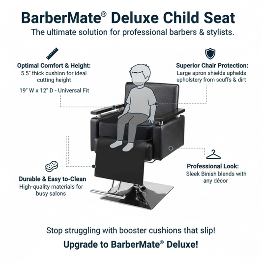 BarberMate Deluxe Child Seat Booster Cushion