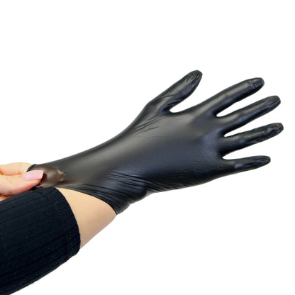 black nitrile gloves- barber gloves- hair stylist gloves- barber nitrile gloves- gloves for barber -level 3 barber gloves-gloves for hair stylist -gloves for barber