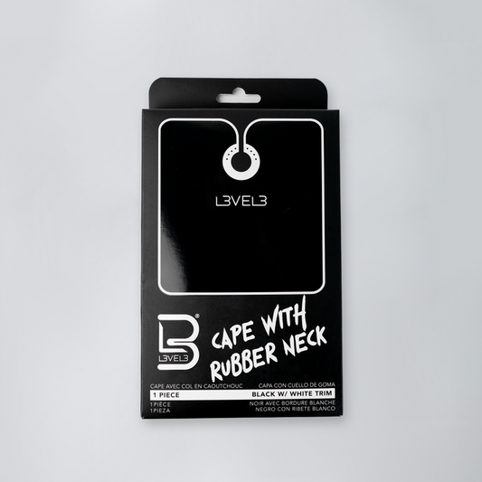 L3VEL3 Professional Rubber Neck Cutting Cape