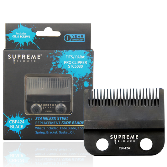Supreme Trimmer Steel Fade Blade For Clippers #CBF424