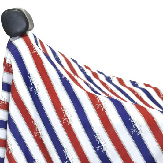 barber cape- barber capes- barber apron-vintage barber cape- barber pole cape- barber pole barber cape- barber cape- striped barber cape- american flag cape- hair cutting cape -king midas cape-