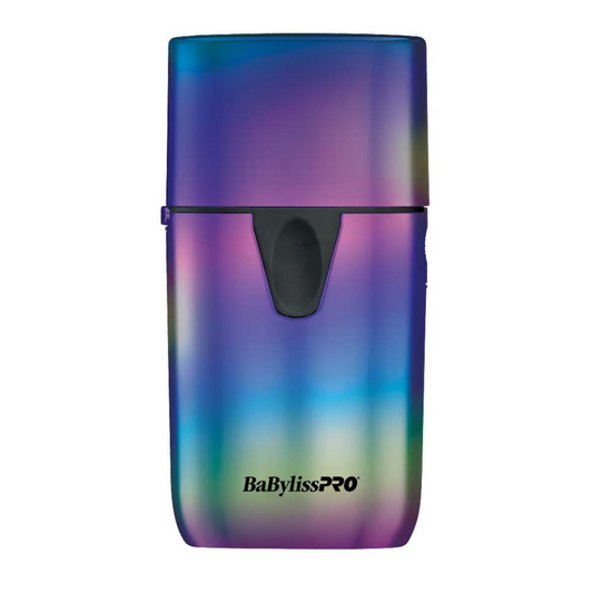 BabylissPRO UV Disinfecting Metal Single Foil Shaver FXLFS1RB - LIMITED EDITION Iridescent