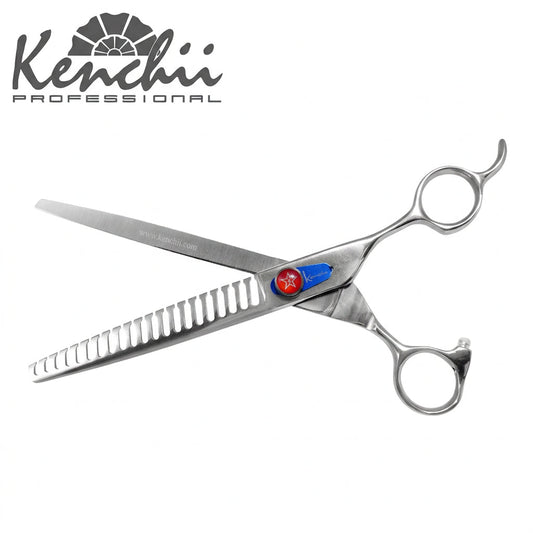 Kenchii Five Star Offset 21T Thinner Shears 7.5" - KEFSO21T