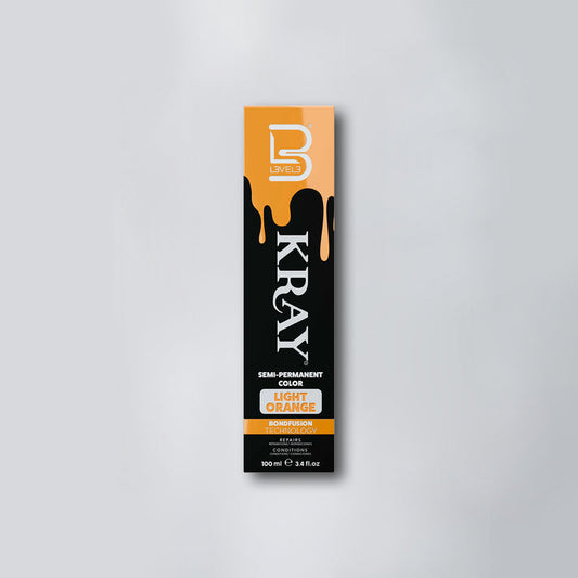 L3VEL3 KRAY Light Orange Semi Permanent Color