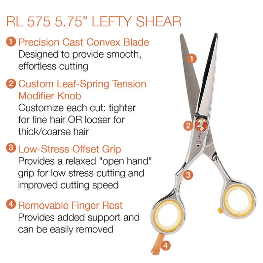 Roc-It Dog RL 575 5.75" Lefty Shear