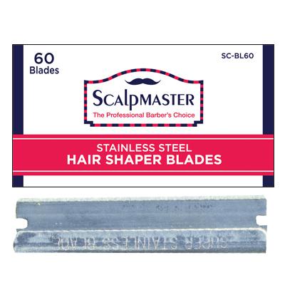 Scalpmaster Barber Stainless Steel Shaper Blades #SC-BL60