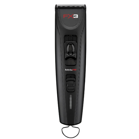 BaByliss Pro FX3 Professional High Torque Clipper Matte Black No. FXX3CB