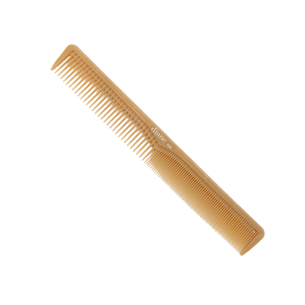 Diane 7.25" Styling Comb - Fine and Medium Teeth - Black or Beige #D38