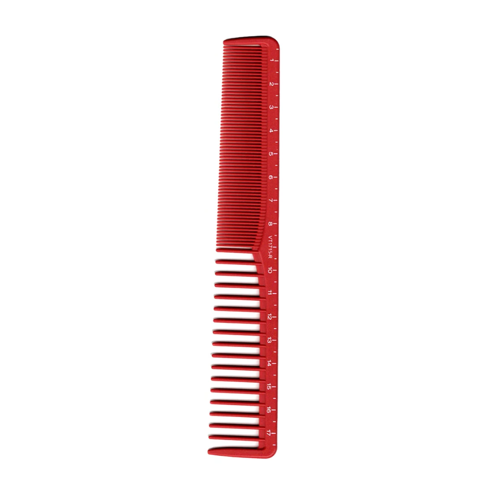 Vincent K.D. Collection Ceramic Cutting Comb 8 1/2" Red #VT1716R