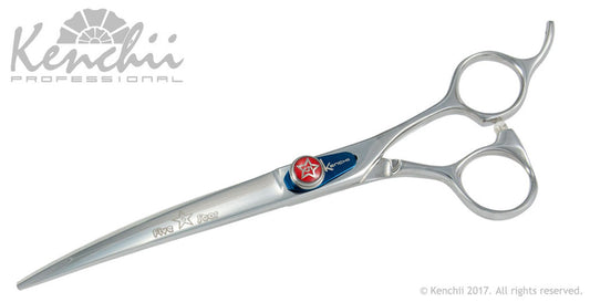 Kenchii Five Star Offset Curved Shears (Size Options)