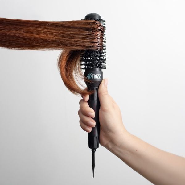StyleCraft NoFRIZZ Round Brush with Ion Technology and Ceramic-Coated Barrel