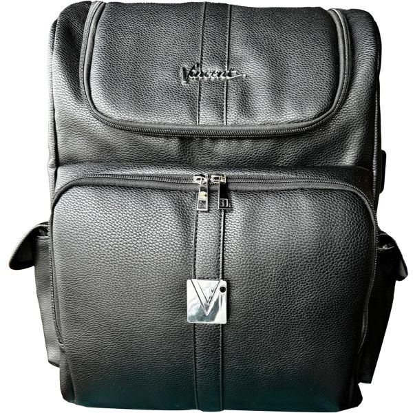 backpacks vegan leather THREE BOX Dual Strap Backpack Product Features Style # Vincent Backpack Vegan Leather -