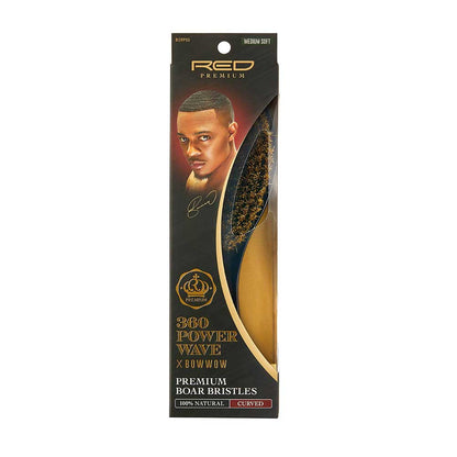 BOW WOW X 360 Power Wave Medium Soft Boar Brush