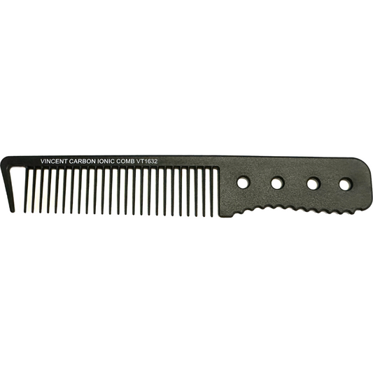 Vincent Wide Carbon Cutting Comb 7” VT1632