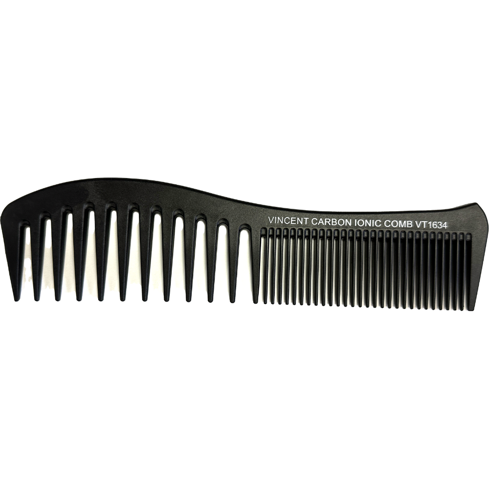 Vincent Carbon Detangling Comb 7.5” VT1634