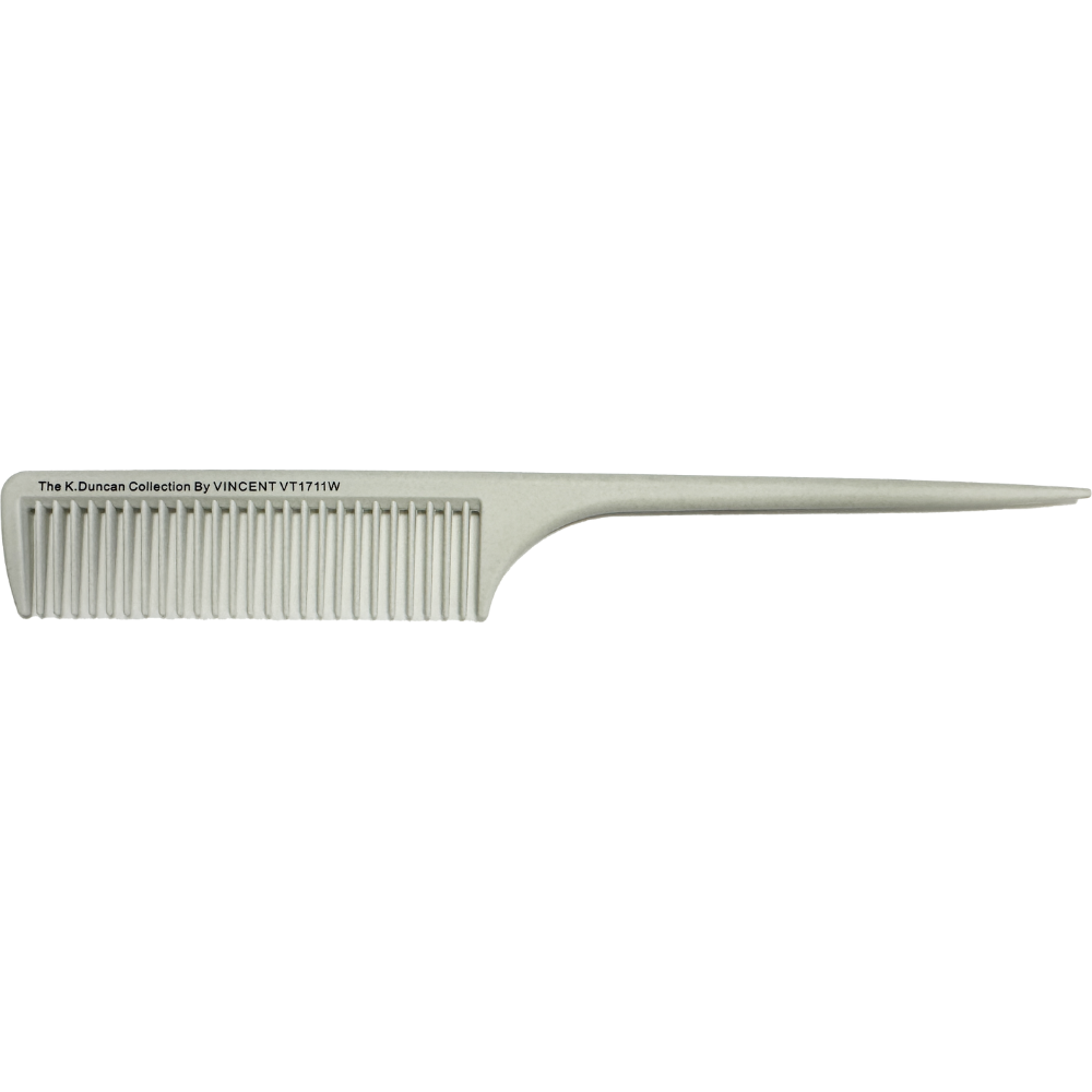 Extra Wide Comb Kenny Duncan Vincent Ceramic White Rat Tail Comb Large Extra Wide Teet ...
