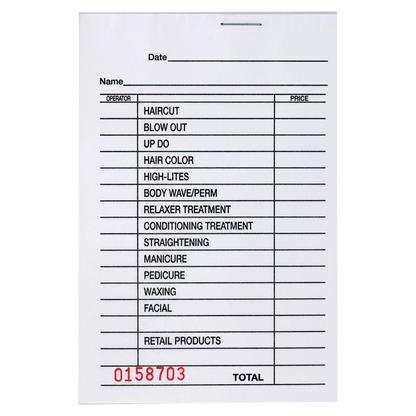 DL Pro Salon Check Pads - 12 Pack