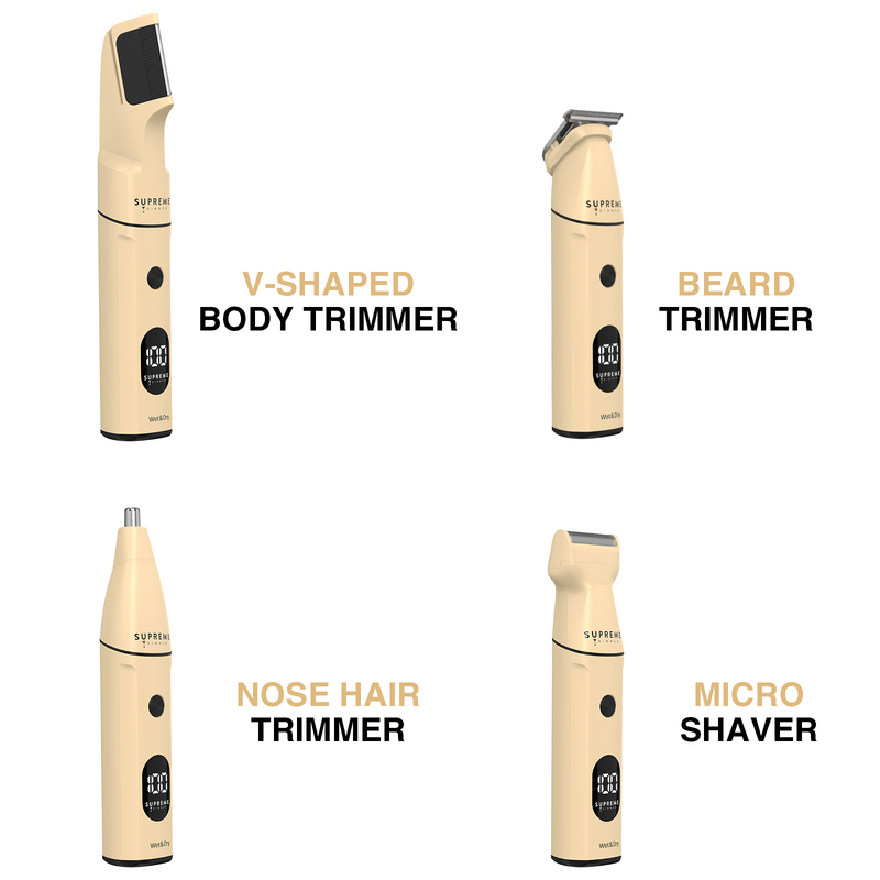 Supreme Trimmer Multigroomer 4.0 Wet/Dry 14 Piece Set
