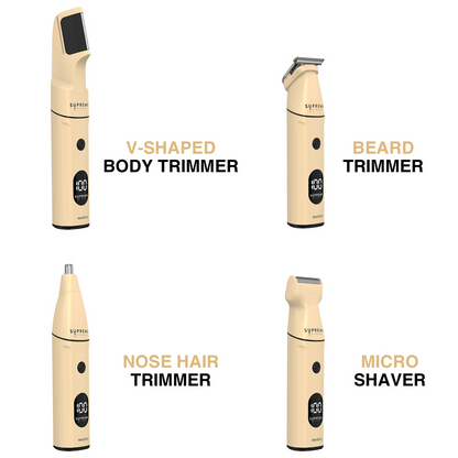 Supreme Trimmer Multigroomer 4.0 Wet/Dry 14 Piece Set