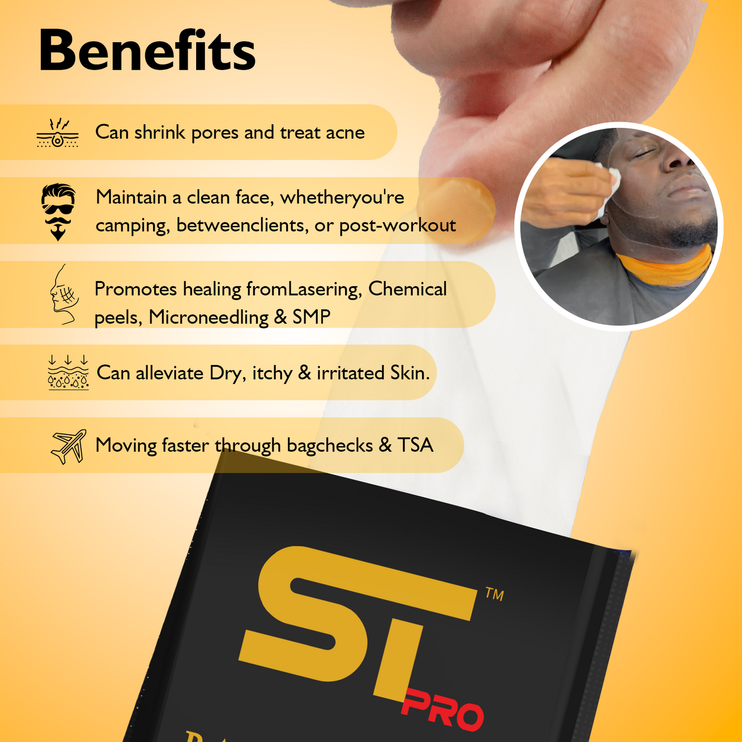 Supreme Trimmer Barber Wipes The OG Aftershave Wipes