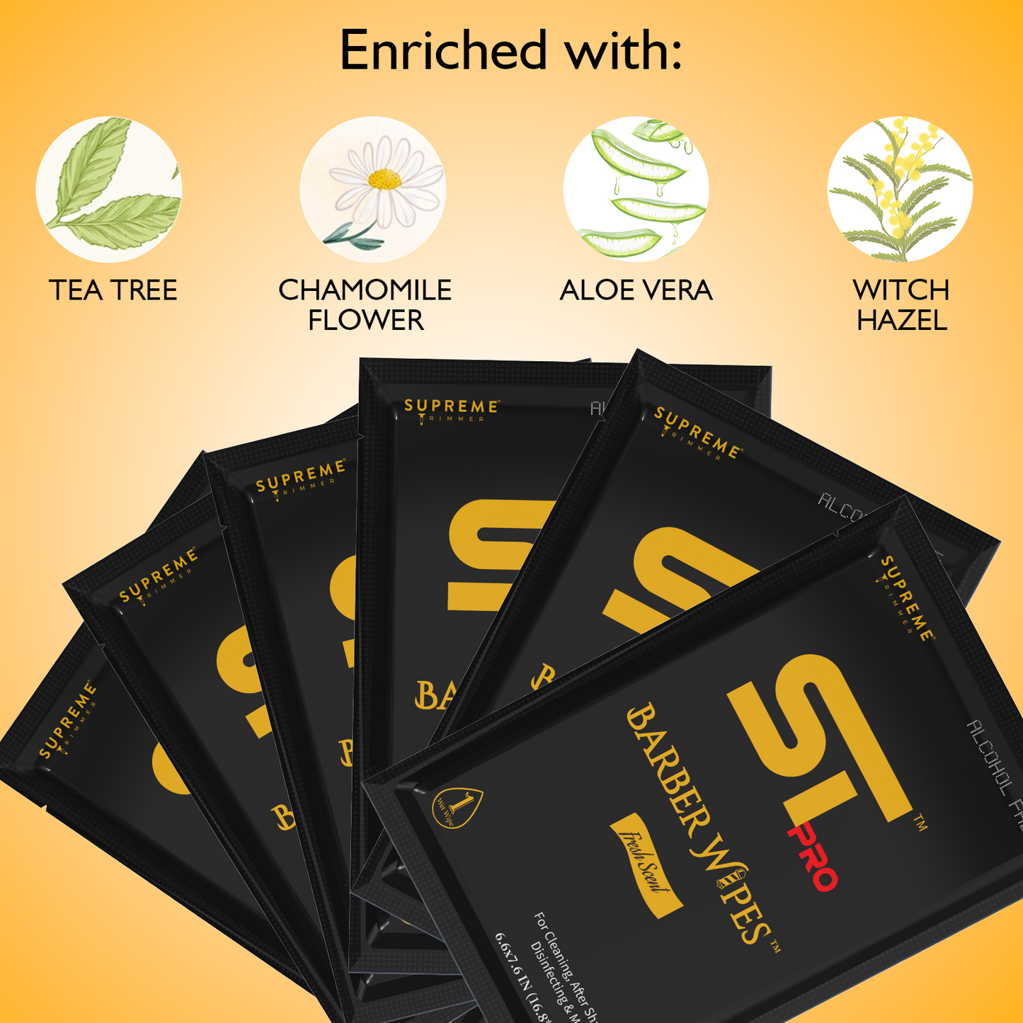 Supreme Trimmer Barber Wipes The OG Aftershave Wipes
