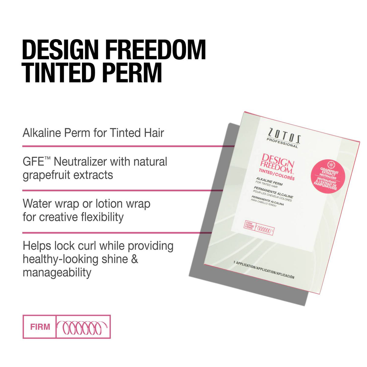 Zotos Design Freedom Tint Alkaline Perm – Appleton Barber Supply