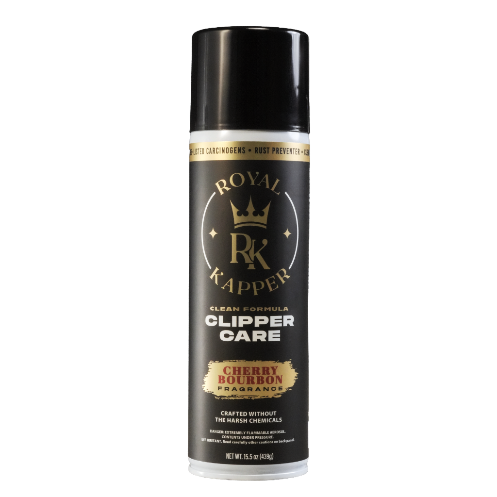Royal Kapper Clipper Cleaning Spray Cherry Bourbon Front