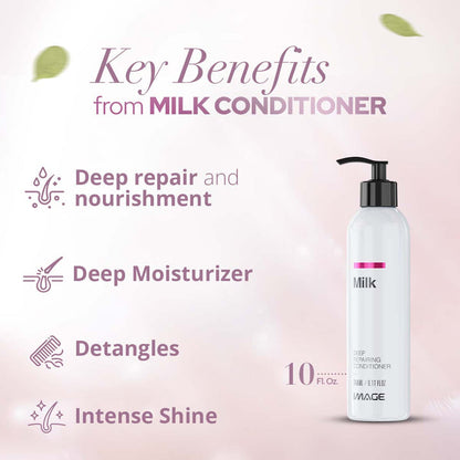 Image Milk Clenz Conditioner For Damaged Hair 8.11 fl oz