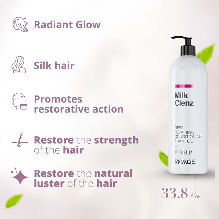 Image Milk Clenz Shampoo For Damaged Hair