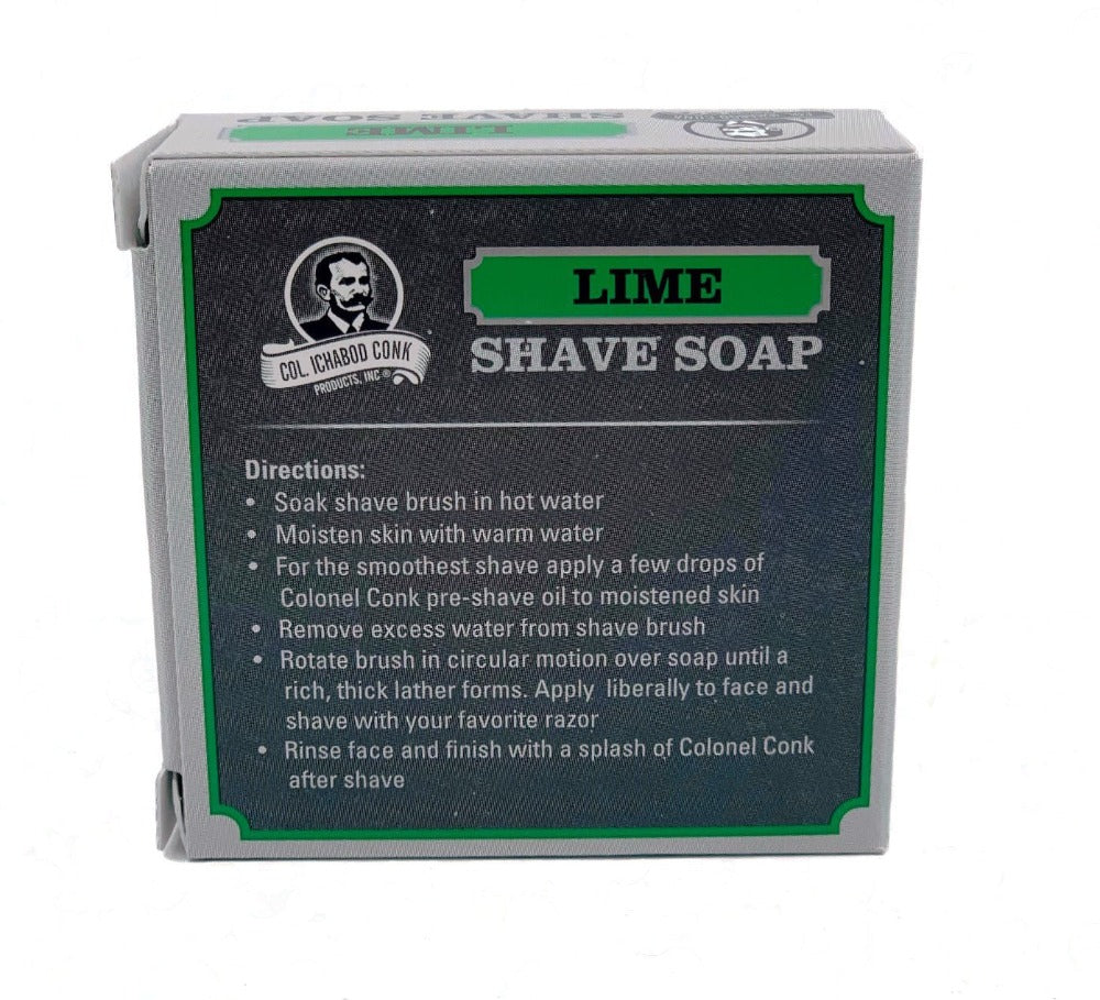 Col Conk Lime Shaving Soap 2oz