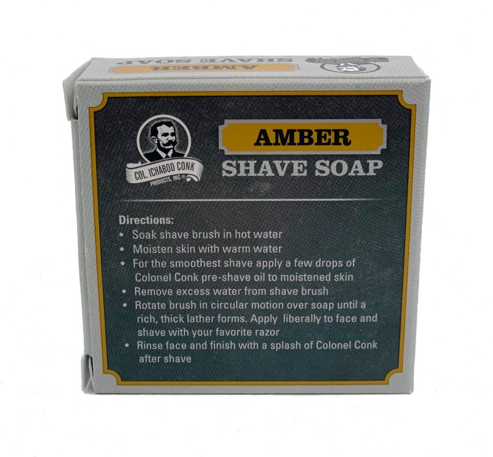 Colonel Conk Amber Shave Soap 2oz