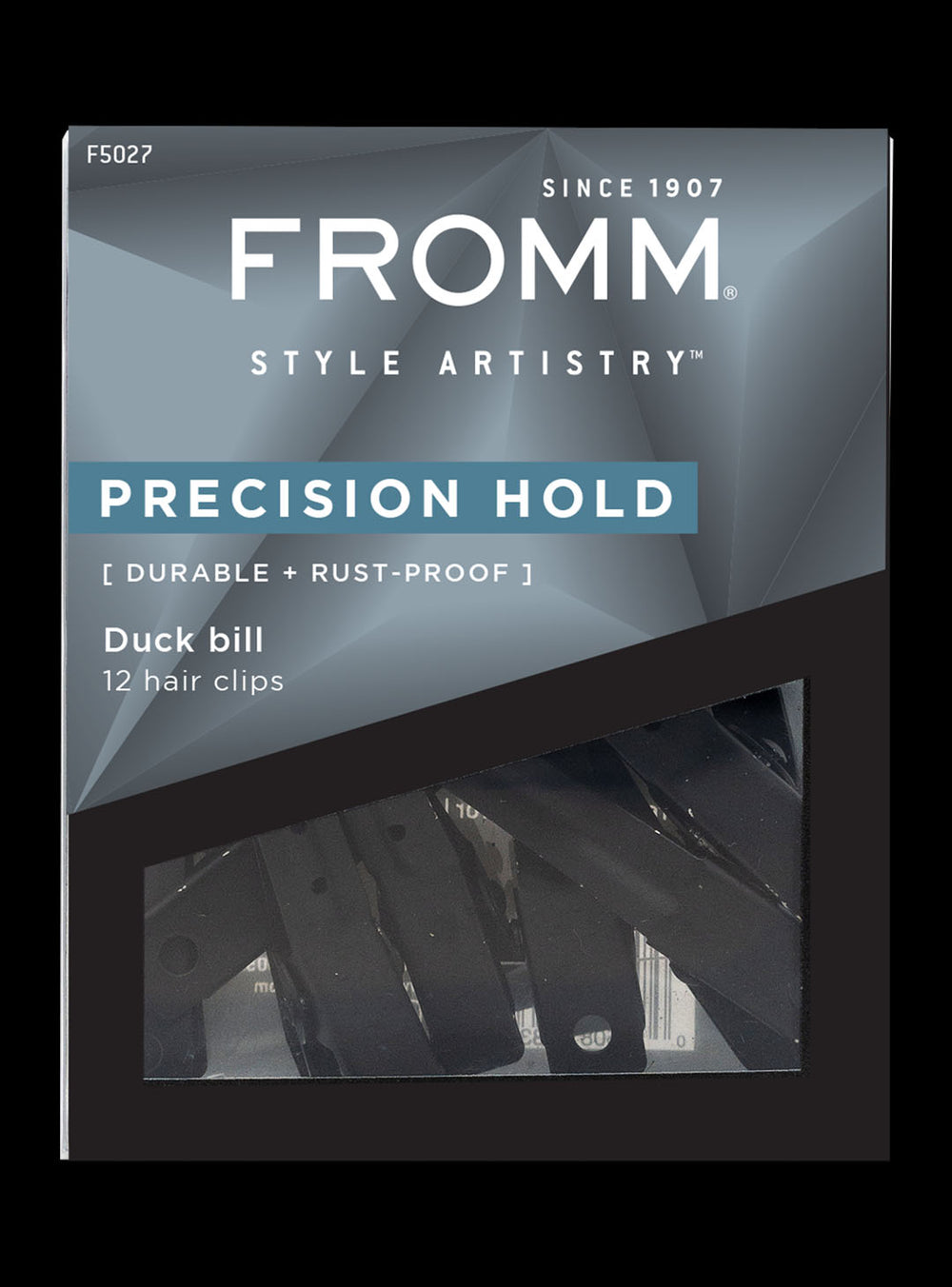 Appleton Clip Fromm Precision Hold Duck Bill Clips 12-Pack #F5027 – Appleton Barber ...