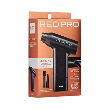 Red PRO Jet King Cordless Electric Compressed Air Duster 