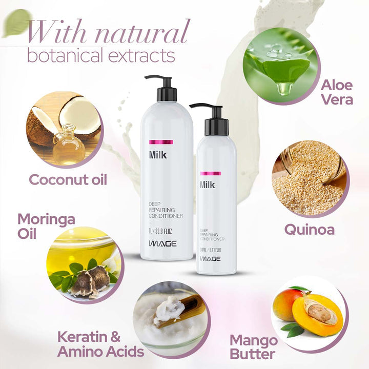 Image Milk Clenz Conditioner For Damaged Hair 8.11 fl oz