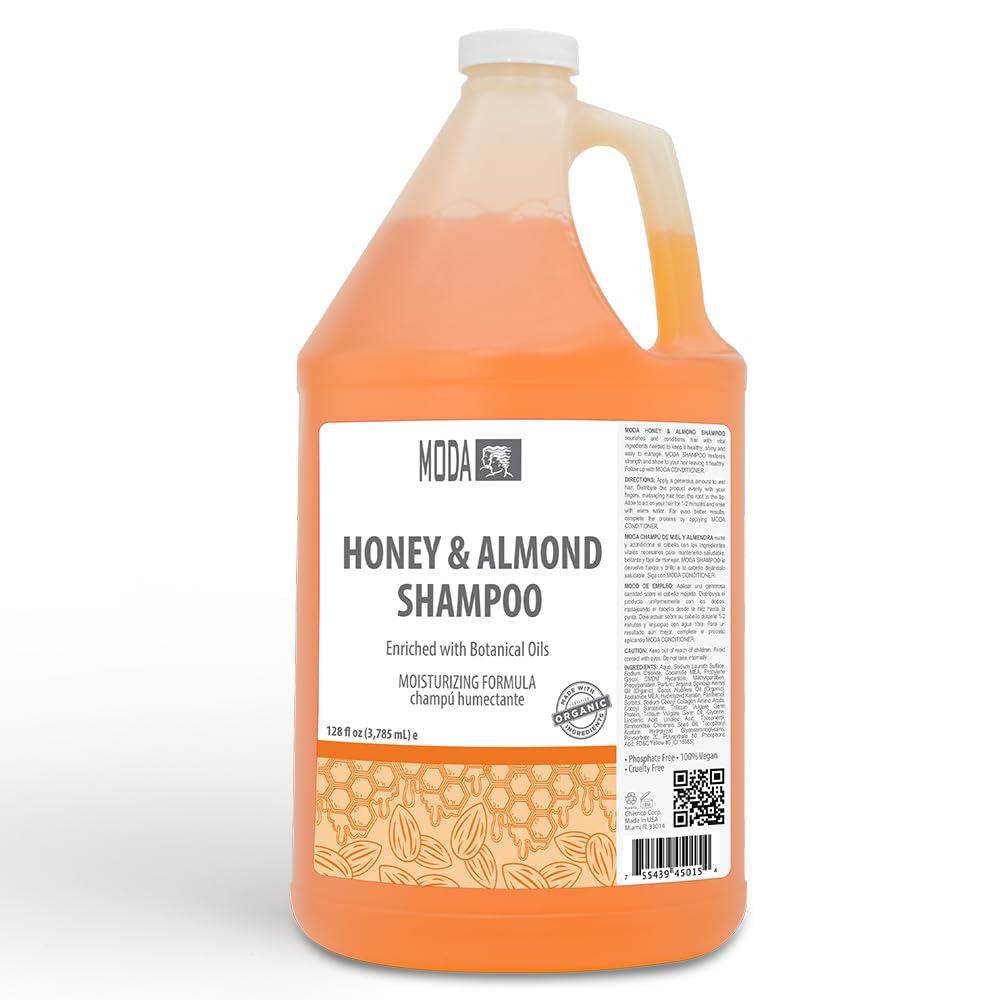 MODA Honey & Almond Moisturizing Shampoo Gallon