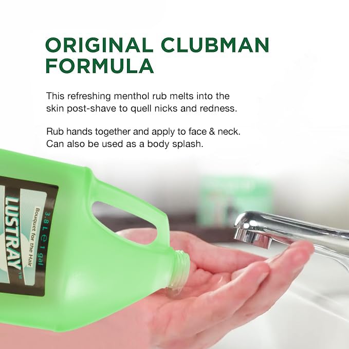 Lustray Menthol Face & Scalp Rub Gallon