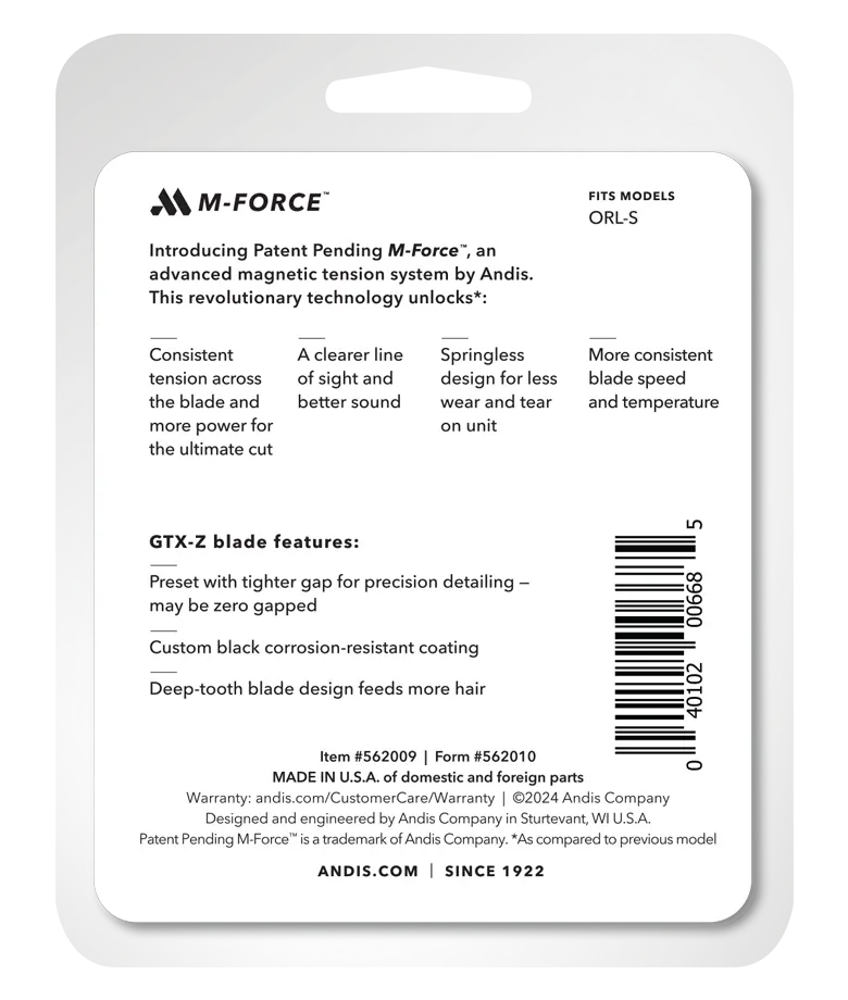 Andis GTX-Z M-Force Blades