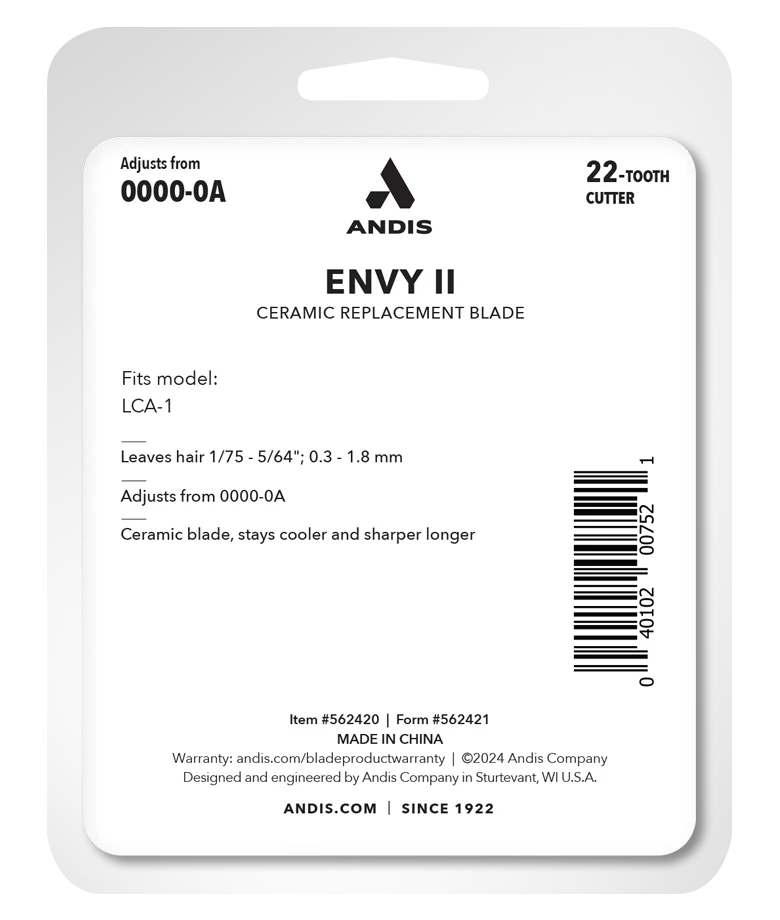 Andis Envy II Phaze Blade - Ceramic Cutter #562420