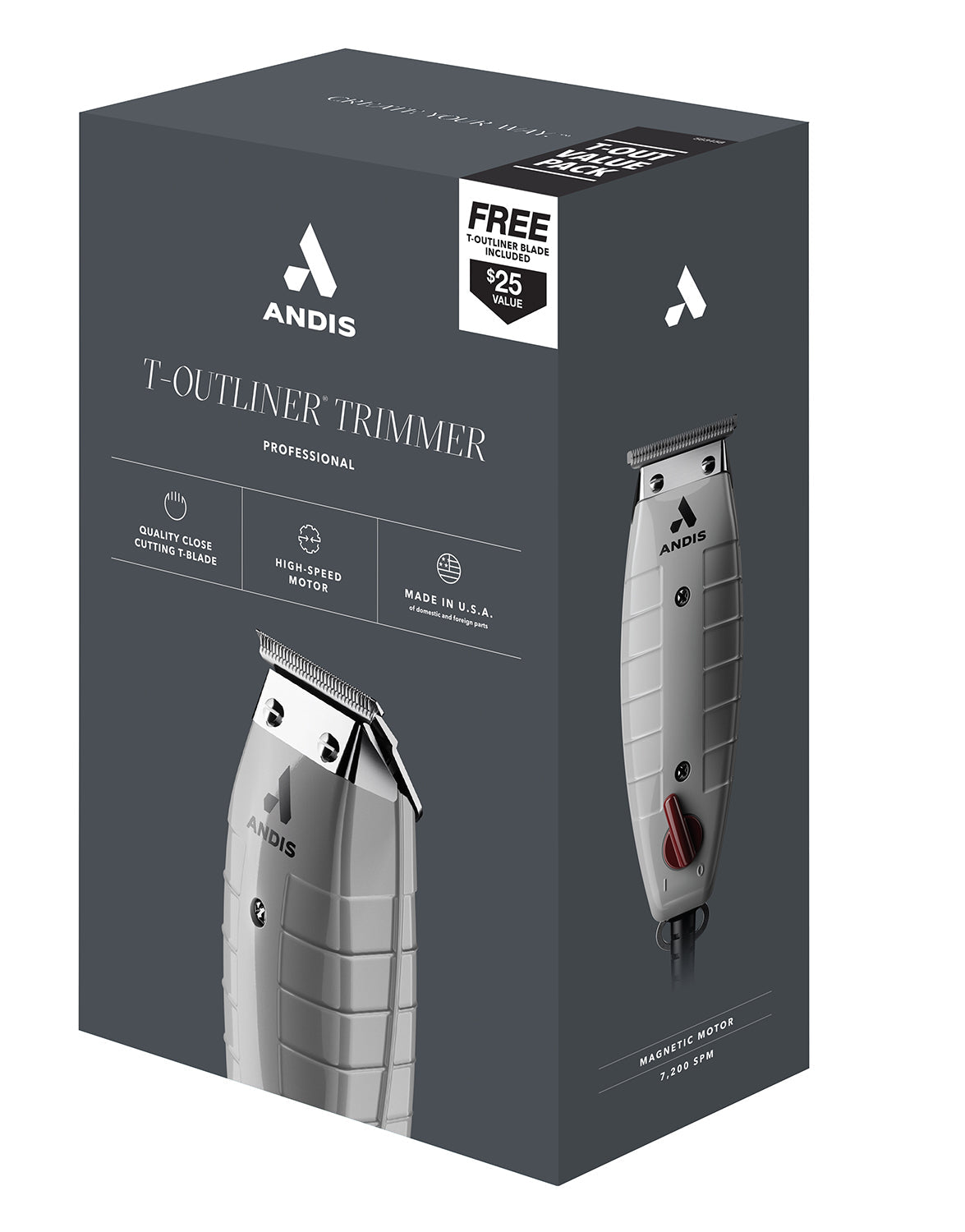 Andis T-Outliner Trimmer - INCLUDES FREE BLADE