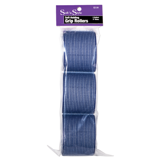 Soft 'N Style Self-Grip Rollers, Royal Blue - 3" #EZ-24