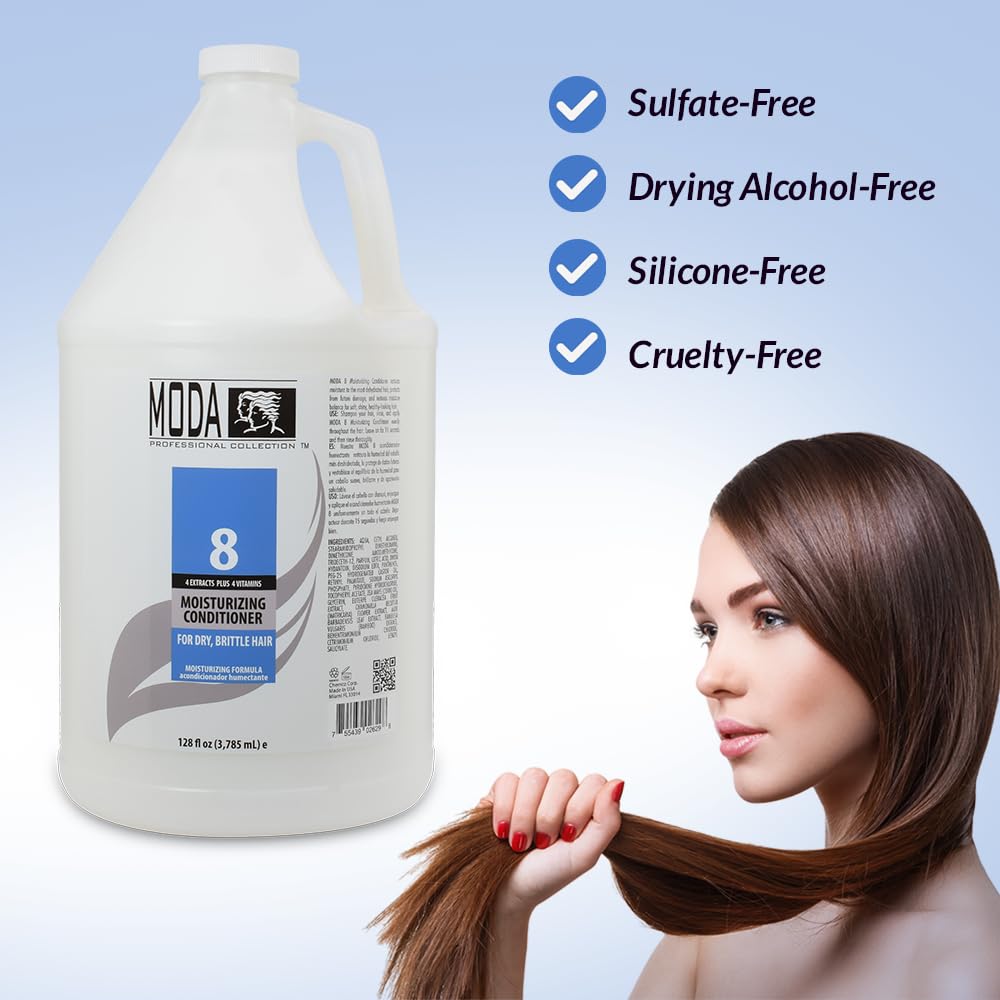 MODA Deep Cleansing Conditioner With 4 Extracts Plus 4 Vitamins Gallon