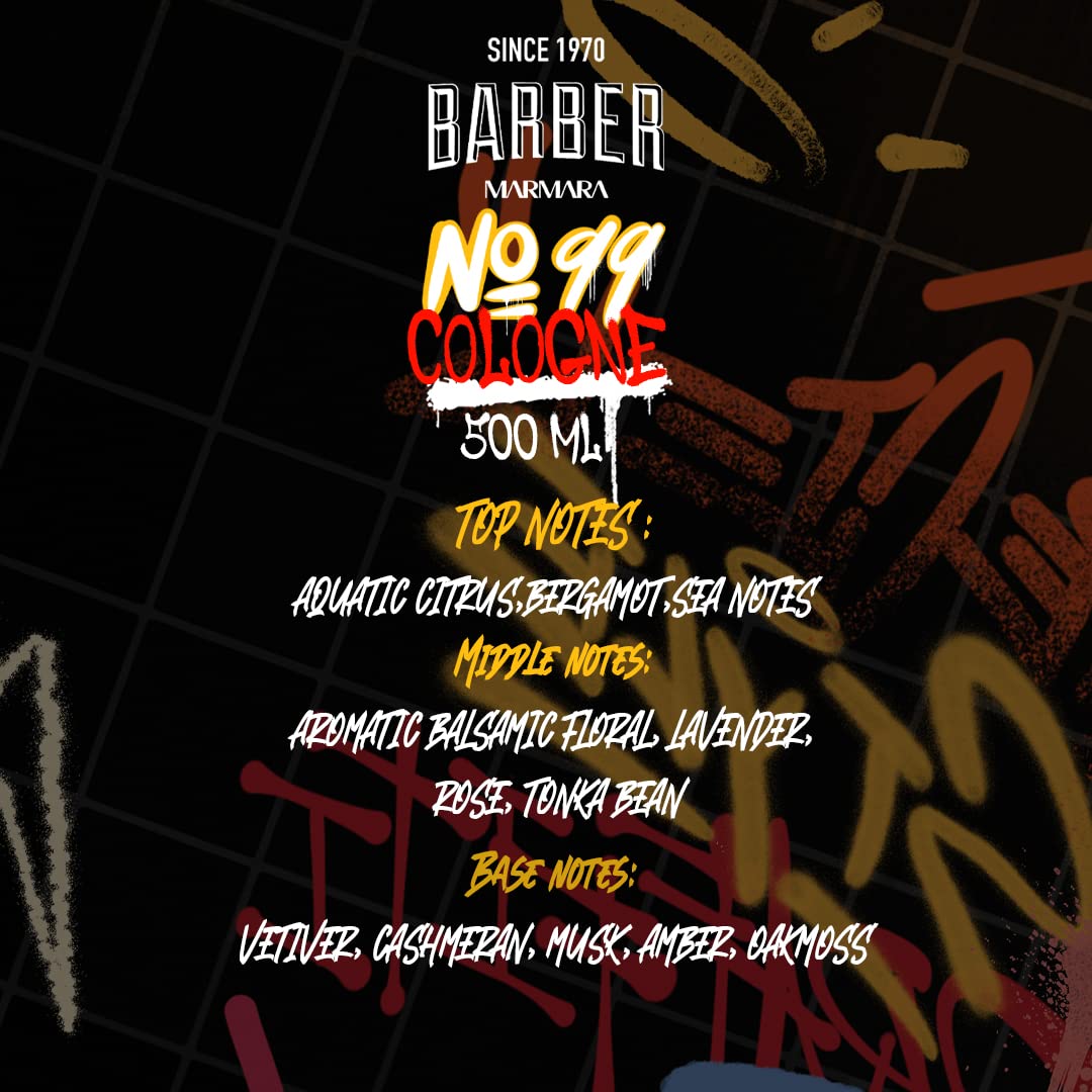Marmara Barber Aftershave Cologne No. 99 - 16.9 oz